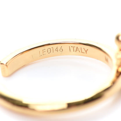 Louis Vuitton LV And Me Letter I Ring M Gold 6 of 6