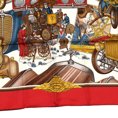 Hermes Silk Automobile Scarf 90 2 of 5