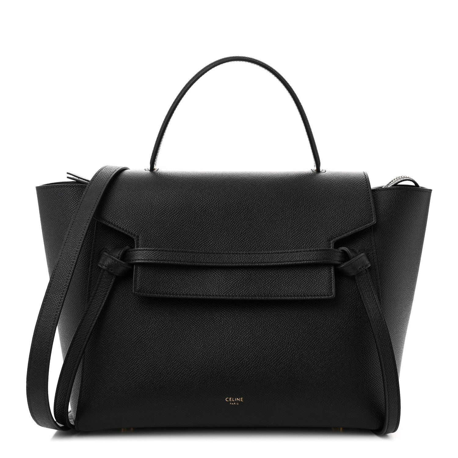 Celine Grained Calfskin Mini Belt Bag Black 1 of 7