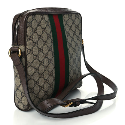 Gucci GG Supreme Monogram Web Small Ophidia Messenger Bag Brown 3 of 11