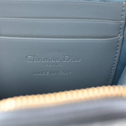 Christian Dior Lambskin Cannage Lady Dior Phone Holder Cloud Blue 6 of 7