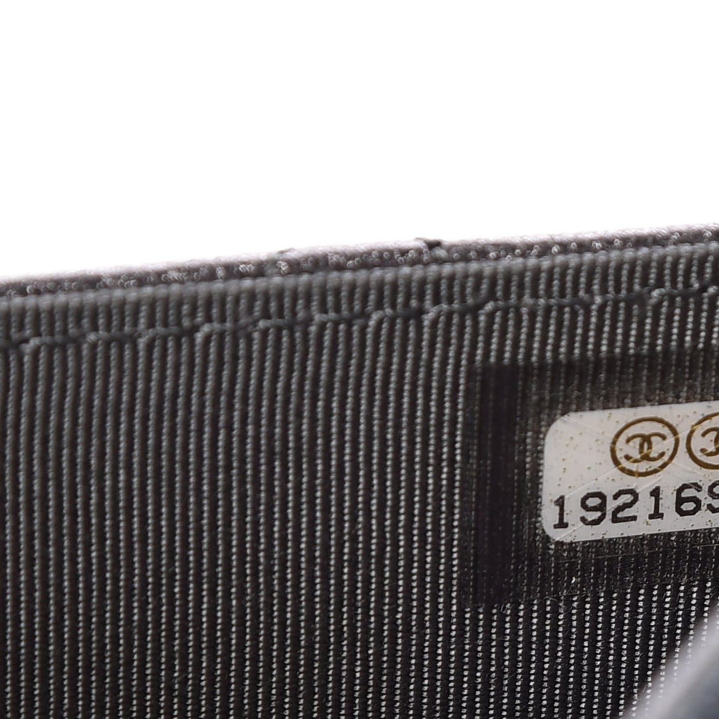 Metallic Lambskin Quilted Reissue Wallet On Chain WOC Dark Silver