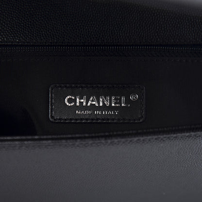 Chanel Caviar Quilted New Medium Boy Flap Black 8 of 12