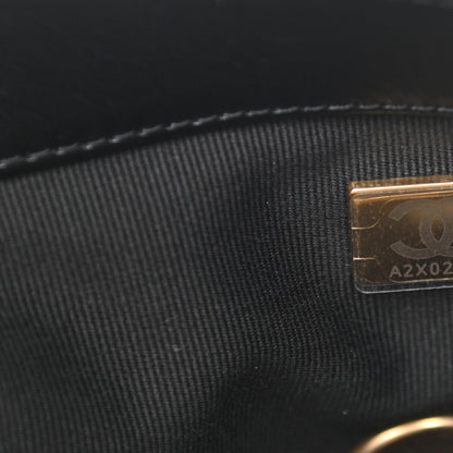 Chanel Lambskin Printed Fabric Medium Chanel 19 Flap Black Multicolor 9 of 10