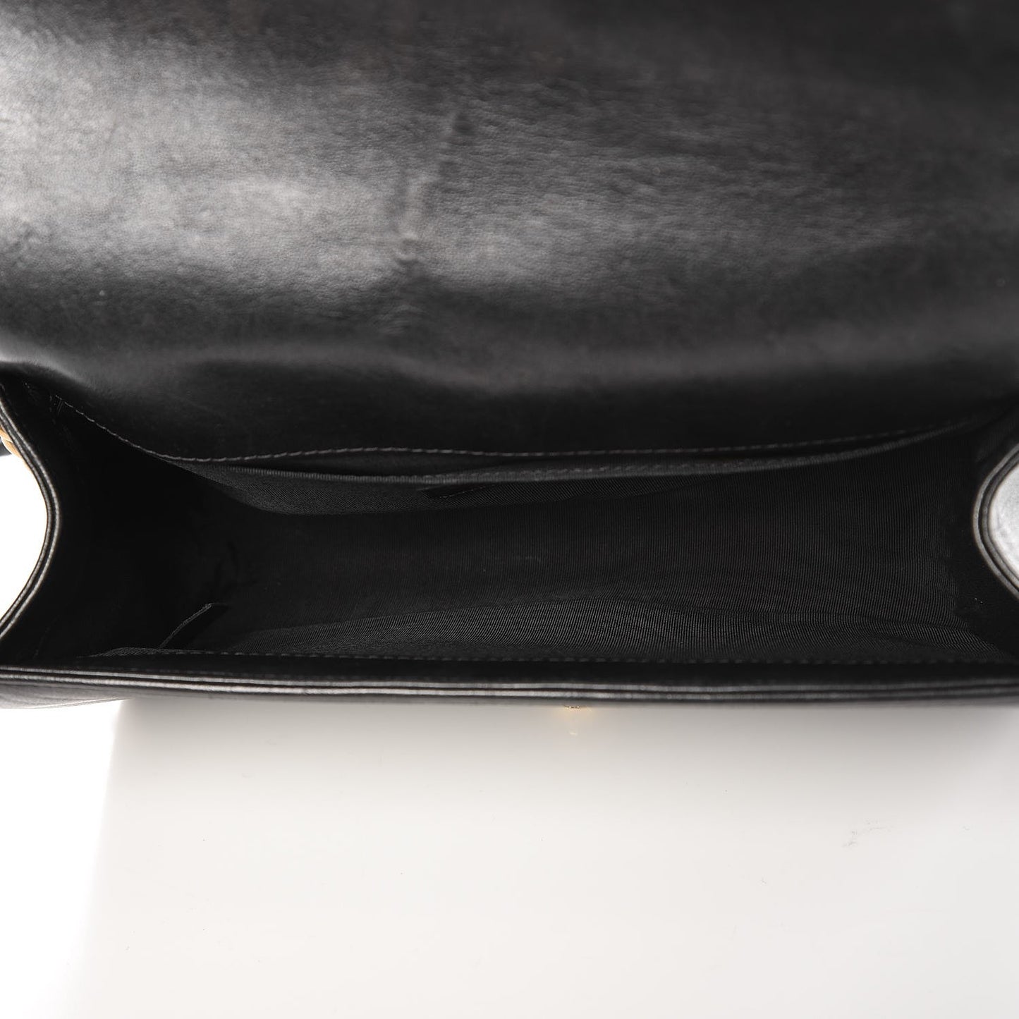 Calfskin Quilted Medium Boy Flap Black