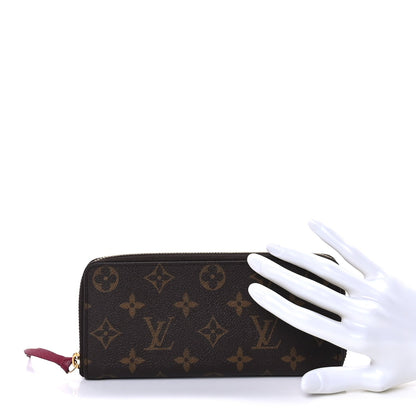Louis Vuitton Monogram Clemence Wallet  Fuchsia 2 of 7