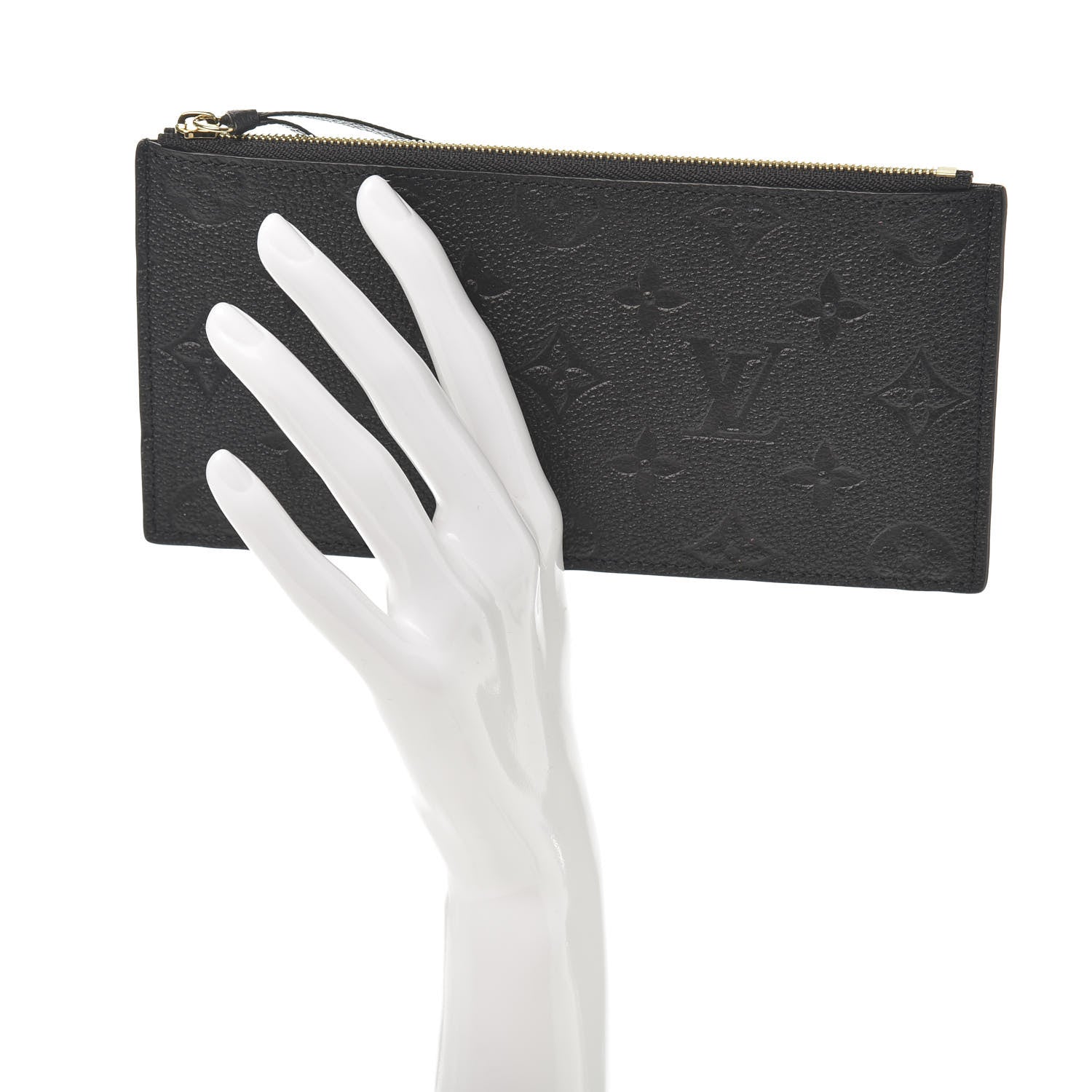 Louis Vuitton Empreinte Felicie Chain Wallet Zippered Insert Black 2 of 6