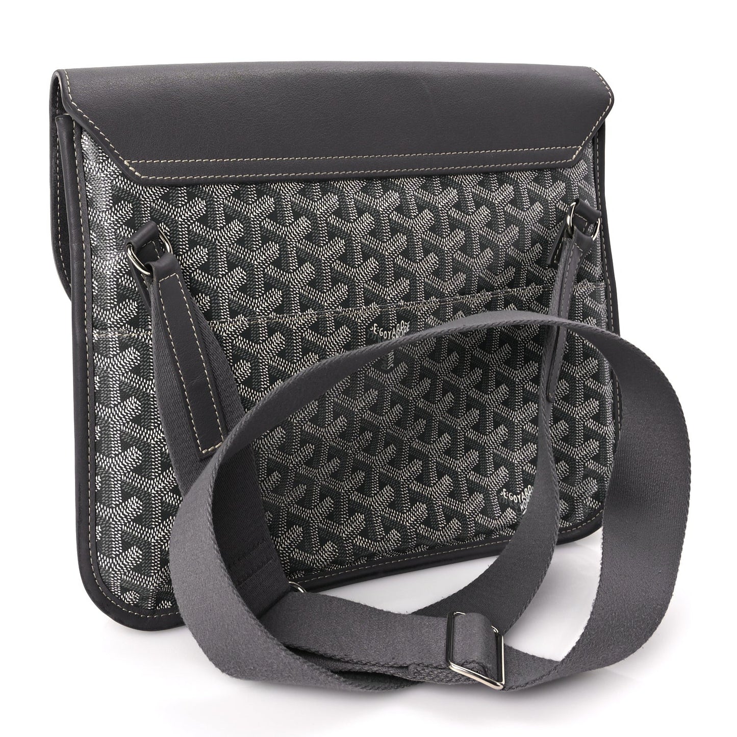 ine Coursier Messenger Bag Gray