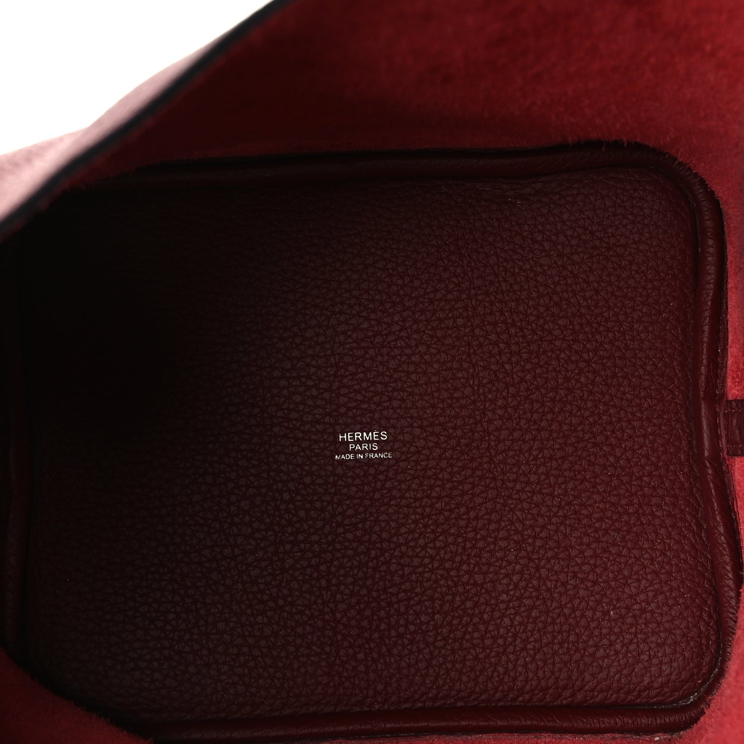 Hermes Taurillon Clemence Picotin Lock 22 MM  Rouge H 4 of 9