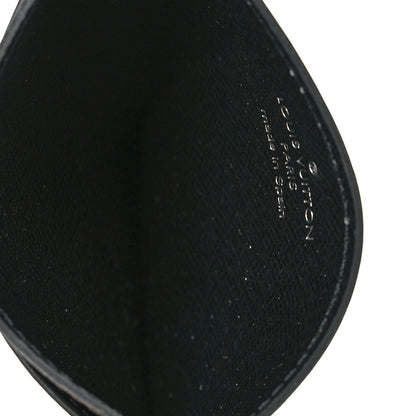Louis Vuitton Epi Card Holder Black 5 of 9