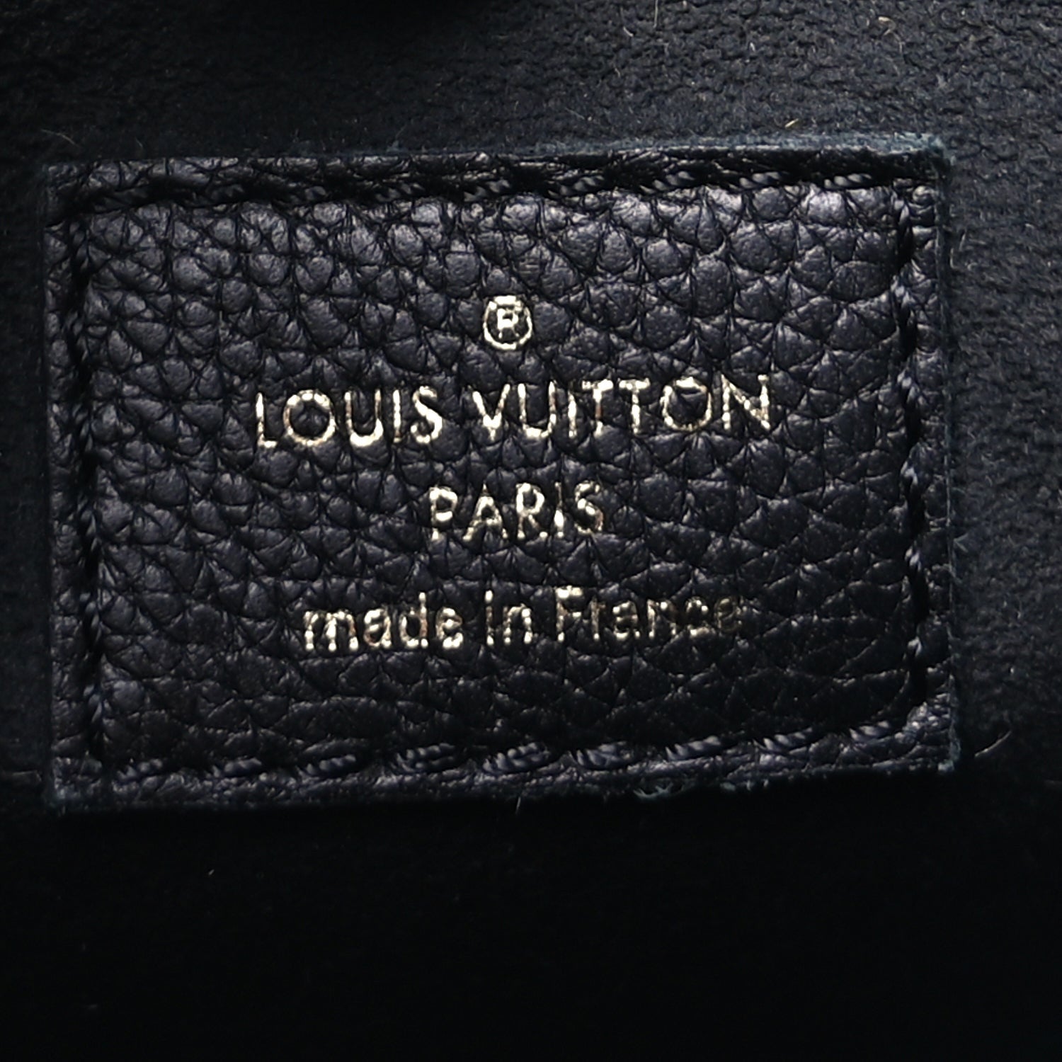 Louis Vuitton Grained Calfskin Lockme Chain Bag PM Black 6 of 9