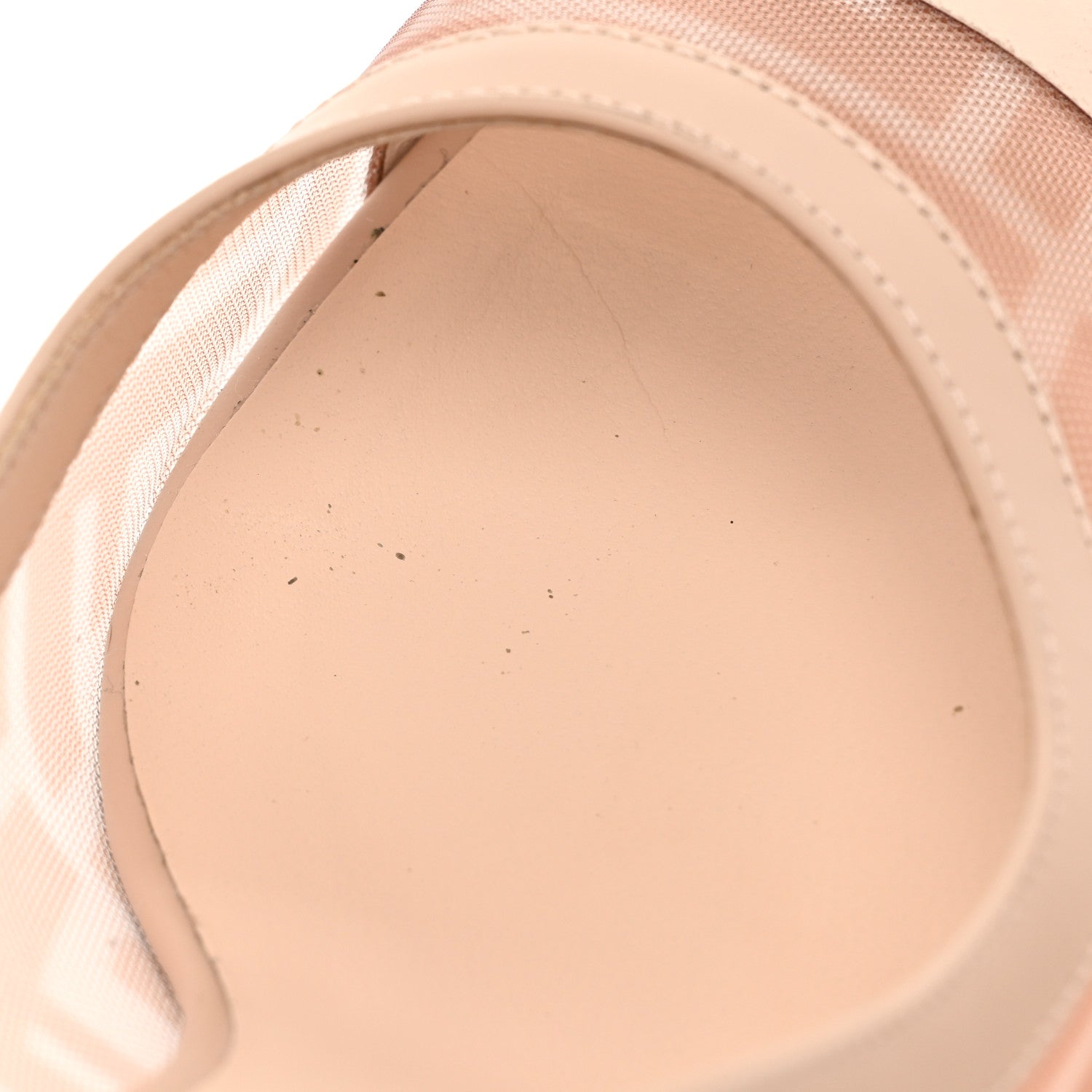 Fendi Technical Mesh Vitello Gommato FF Colibri 85mm Pumps 38 Rose Nudo 10 of 11