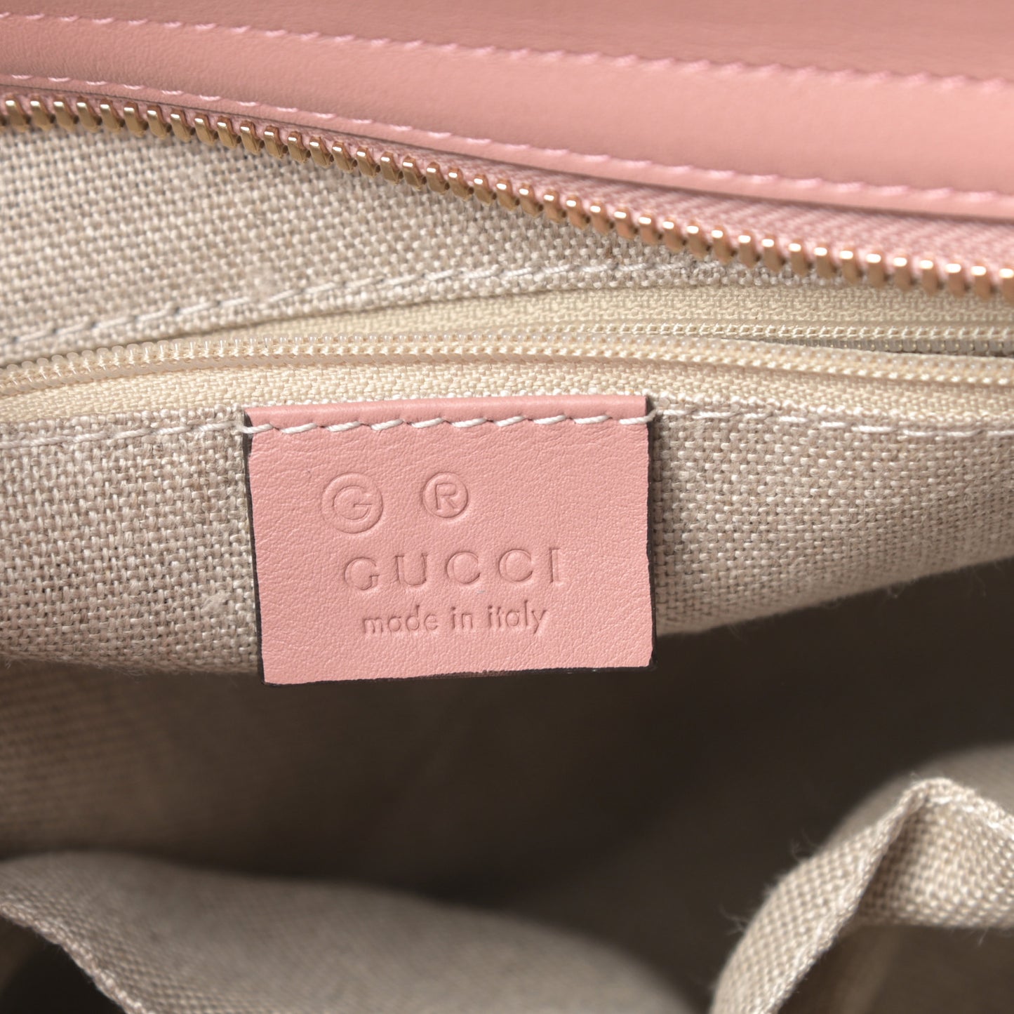 Microguccissima Small Bree Tote Soft Pink