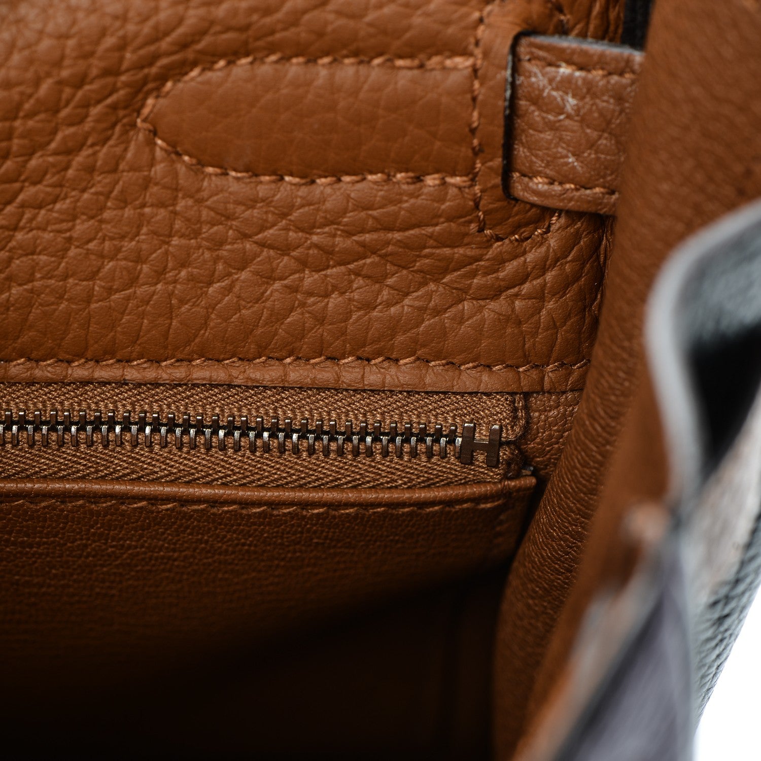 Hermes Taurillon Clemence Arlequin Kelly Retourne 32 Ultraviolet Etain 24 of 30