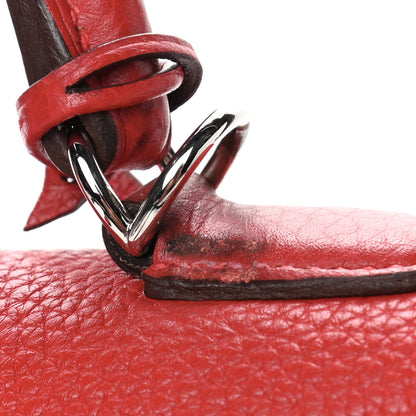 Hermes Taurillon Clemence Retourne Kelly 35 Rouge Casaque 12 of 15