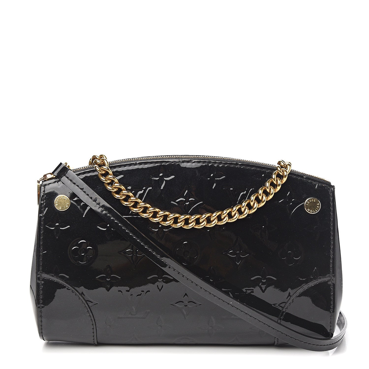 Louis Vuitton Vernis Santa Monica Clutch Noir Magnetique 1 of 9