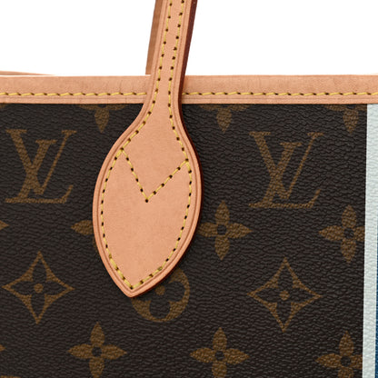 Louis Vuitton Monogram My LV Heritage Neverfull MM Blue De France White 12 of 12