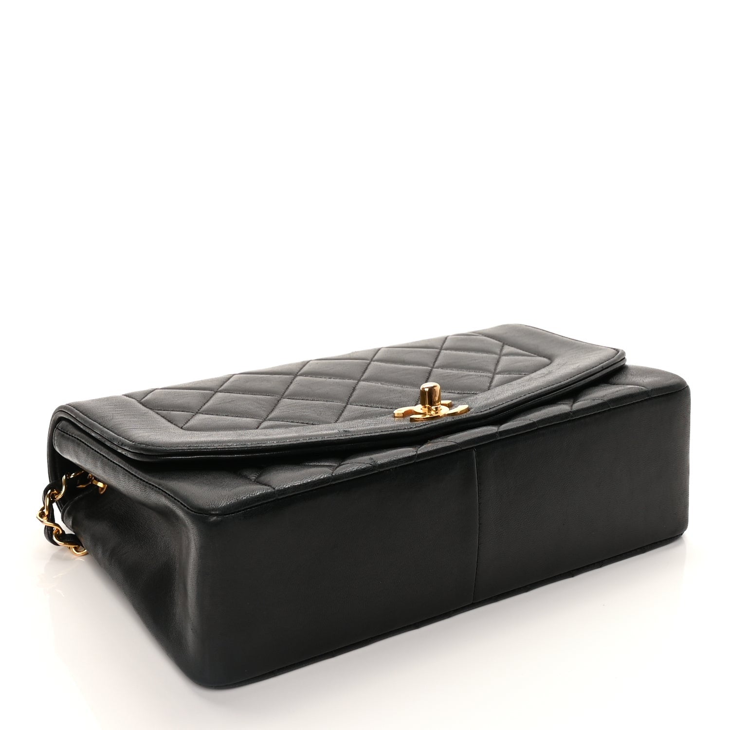 Chanel Lambskin Quilted Medium Single Flap Black 3 of 8