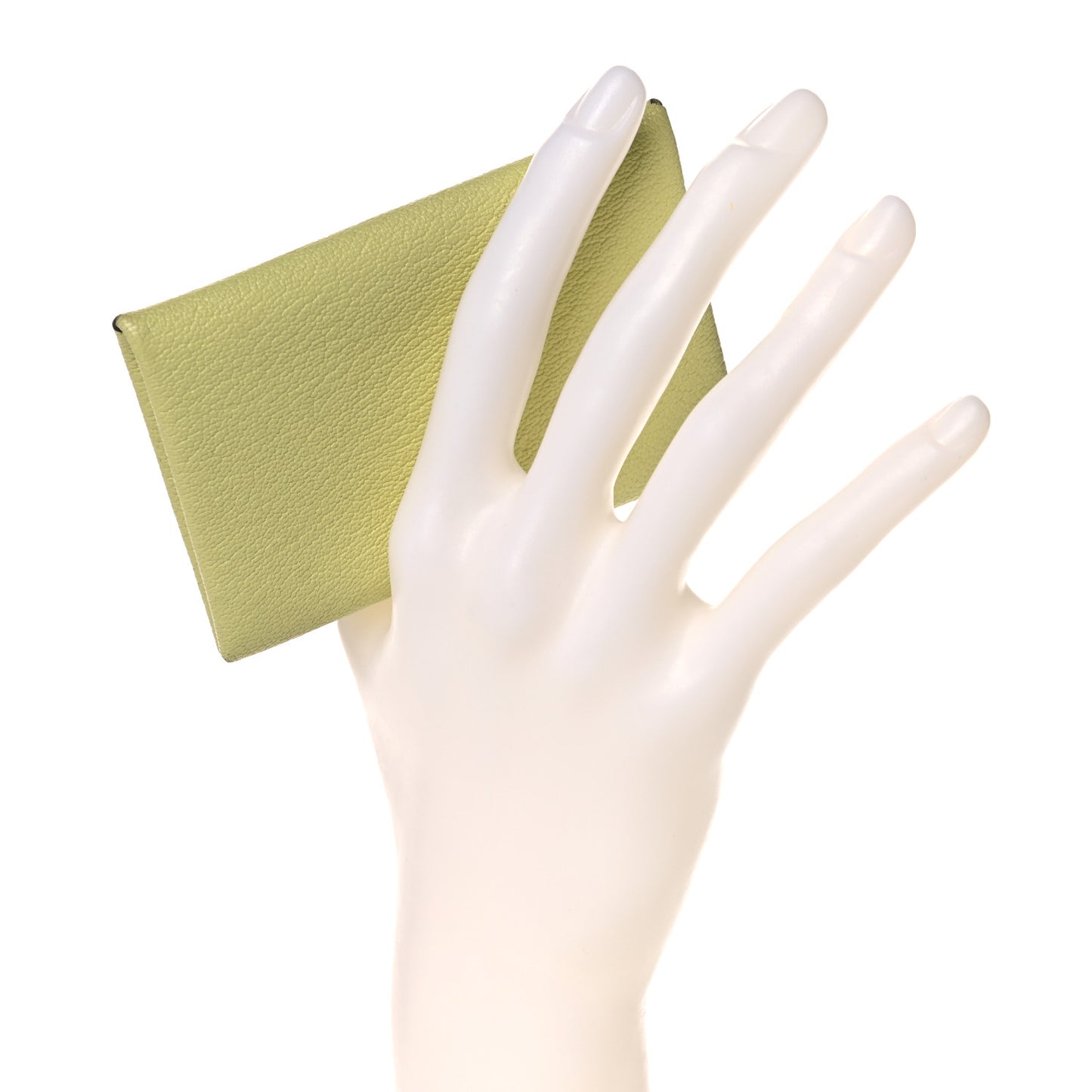 Chevre Mysore Calvi Card Case Jaune Bourgeon