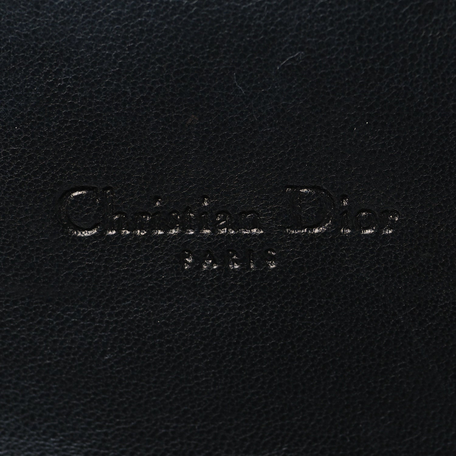 Christian Dior Lambskin Cannage Miss Dior Chain Wallet Black 6 of 14