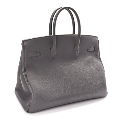 Hermes Togo Birkin 35 Etain 2 of 18