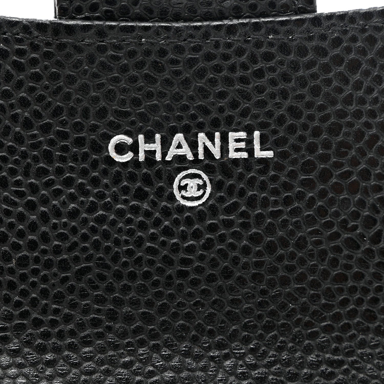 Chanel Caviar Quilted Flap Card Holder Wallet Black 7 of 8