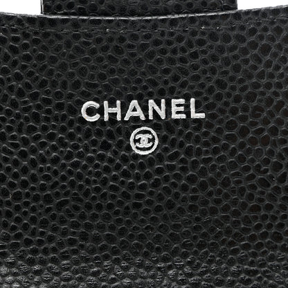 Chanel Caviar Quilted Flap Card Holder Wallet Black 7 of 8