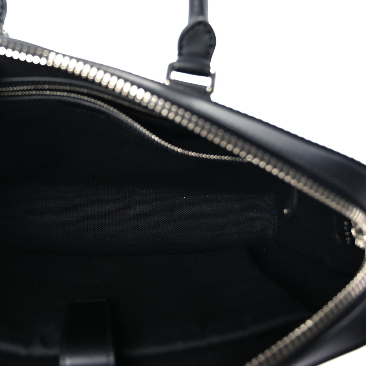 Gucci GG Supreme Monogram Appia Calfskin Web Briefcase Black 4 of 8