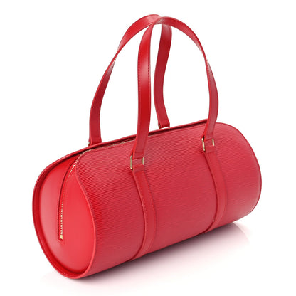Louis Vuitton Epi Soufflot  Castillan Red 2 of 8