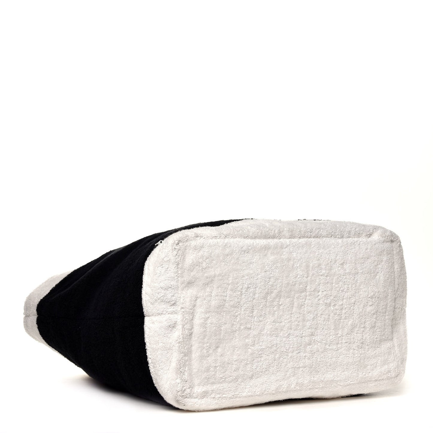 Terry Cotton CC Beach Tote Towel Set Black White