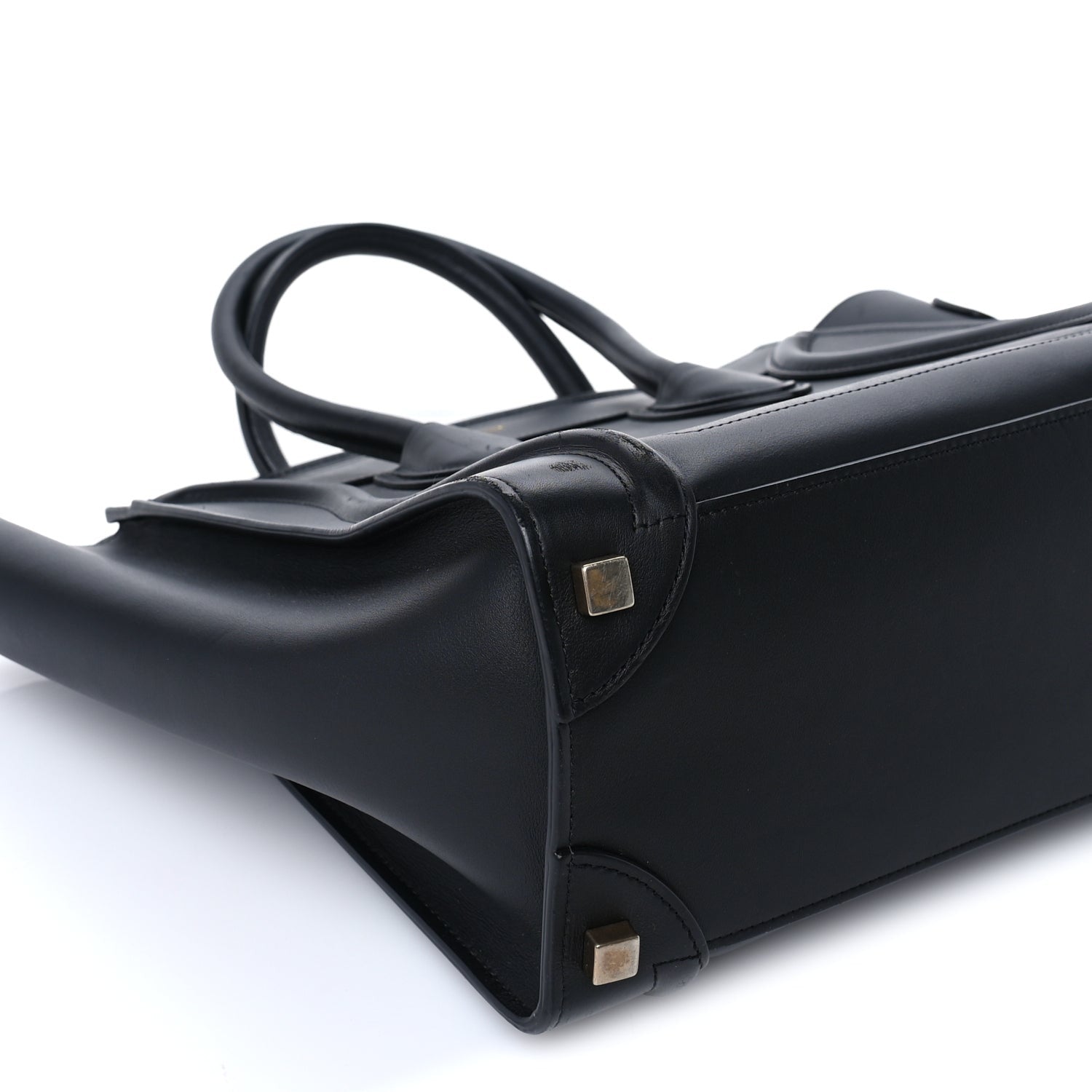 Celine Smooth Calfskin Micro Luggage Black 7 of 8