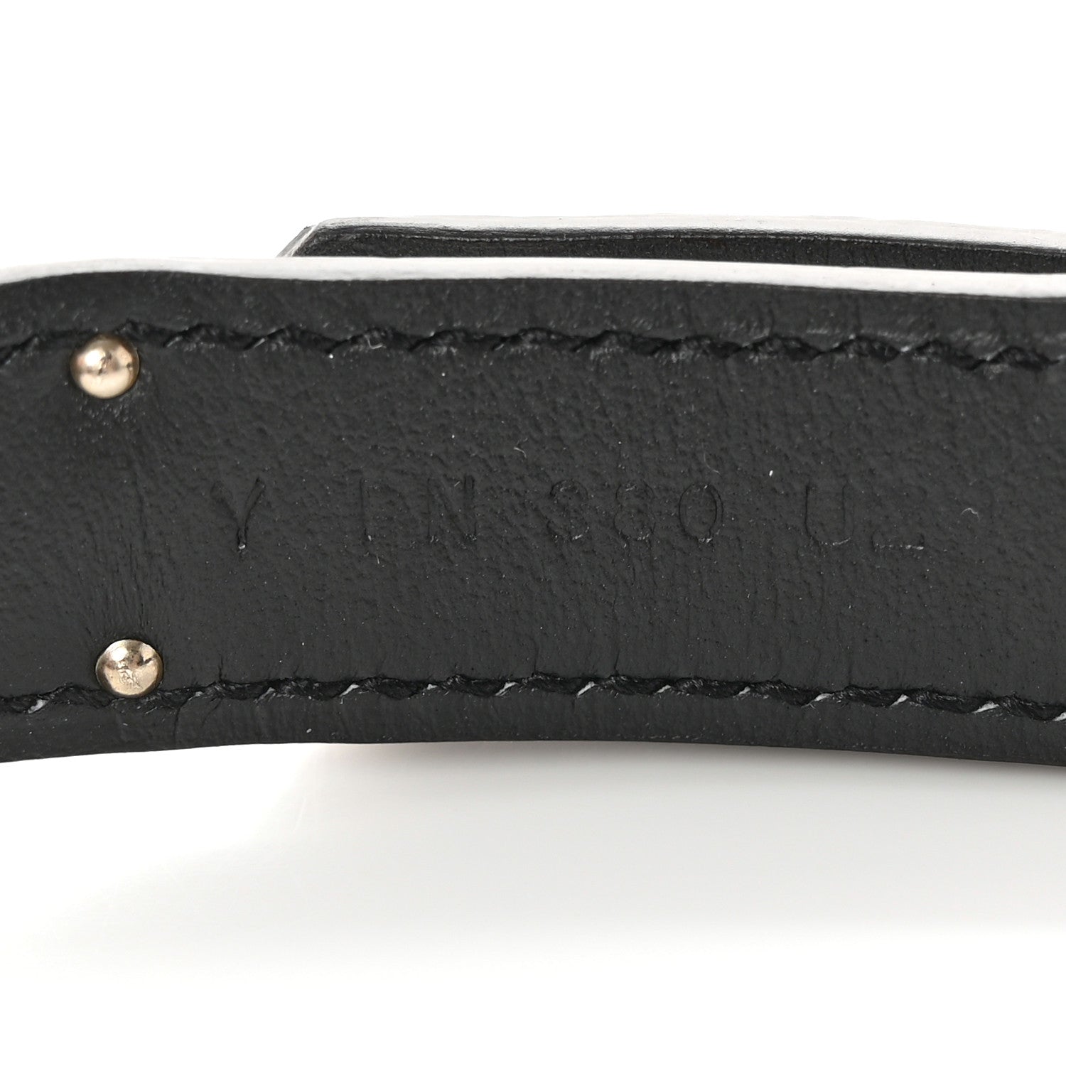 Hermes Matte Alligator Kelly Belt Black 4 of 5