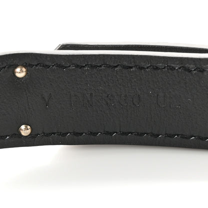 Hermes Matte Alligator Kelly Belt Black 4 of 5