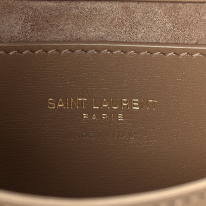 Saint Laurent Box Calfskin Voltaire Top Handle Bag Dark Toffee 5 of 8