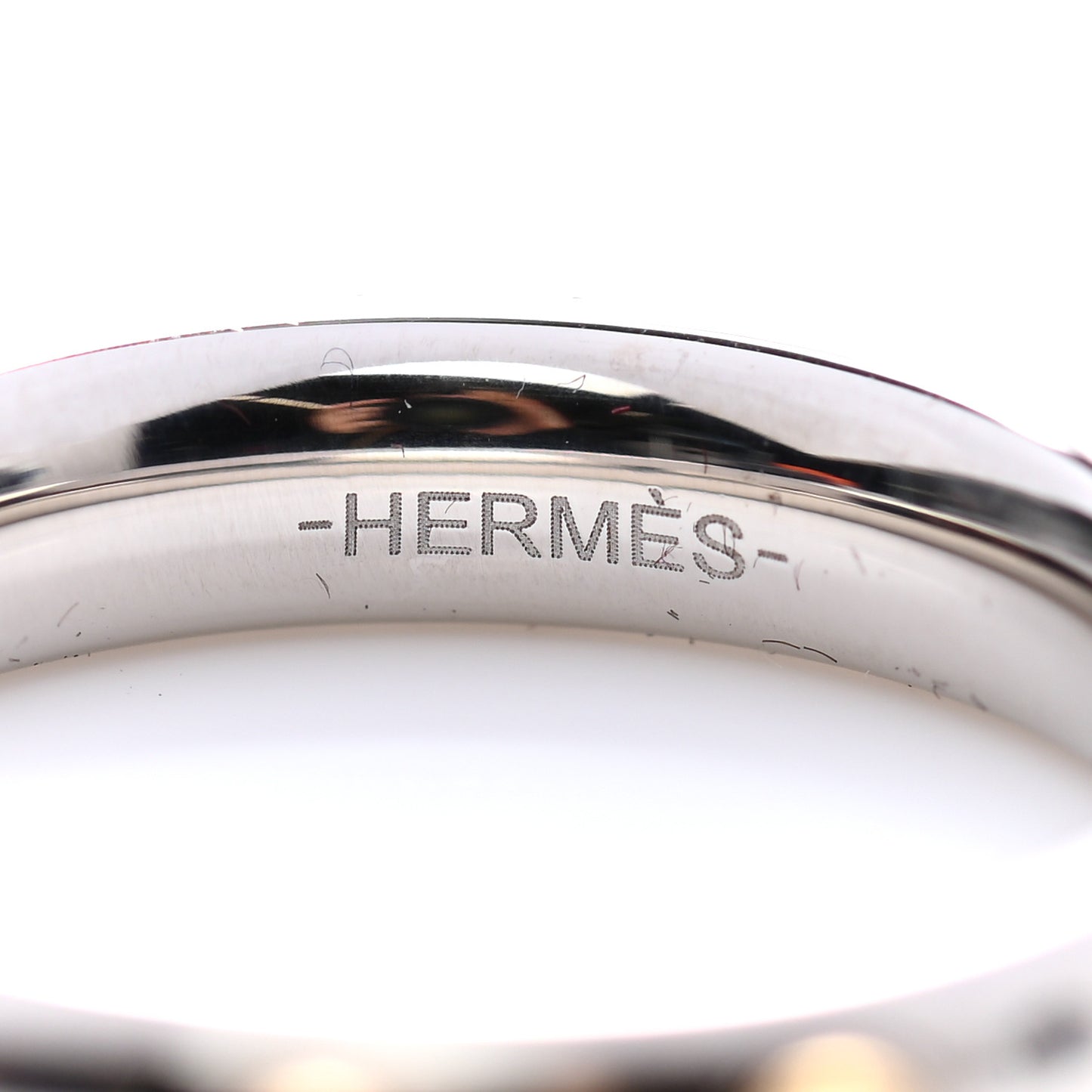 Palladium Permabrass Mini Dog Scarf Ring