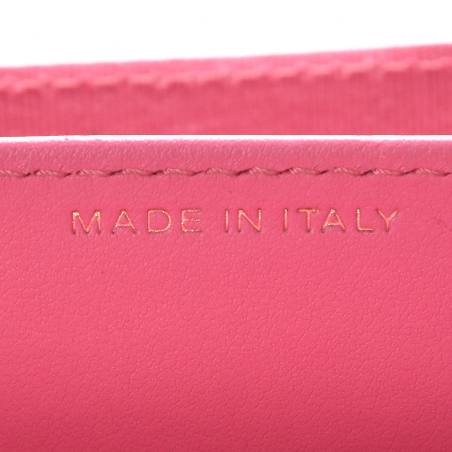 Caviar Quilted Flap Card Holder Wallet Pink