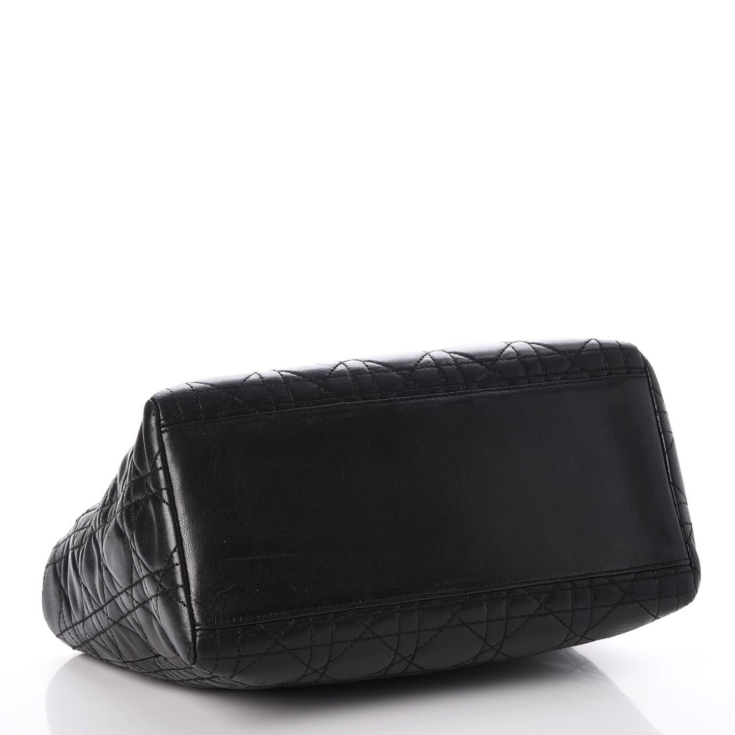 Lambskin Cannage Medium Lady Dior Black