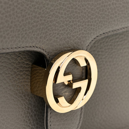 Gucci Dollar Calfskin Small Interlocking G Shoulder Bag Loess 16 of 16