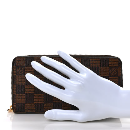 Louis Vuitton Damier Ebene Zippy Wallet 2 of 10