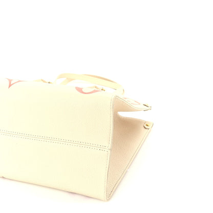 Louis Vuitton Empreinte Monogram Giant Onthego MM Creme Rose Trianon 8 of 8