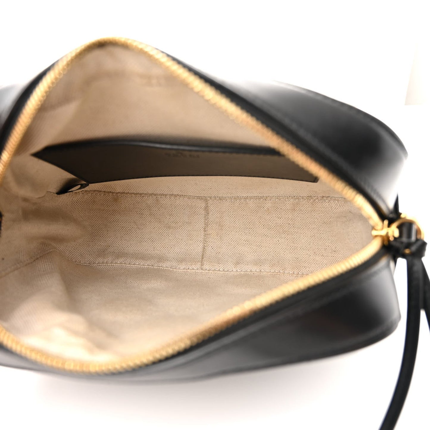 Calfskin GG Matelasse Shoulder Bag Black Natural