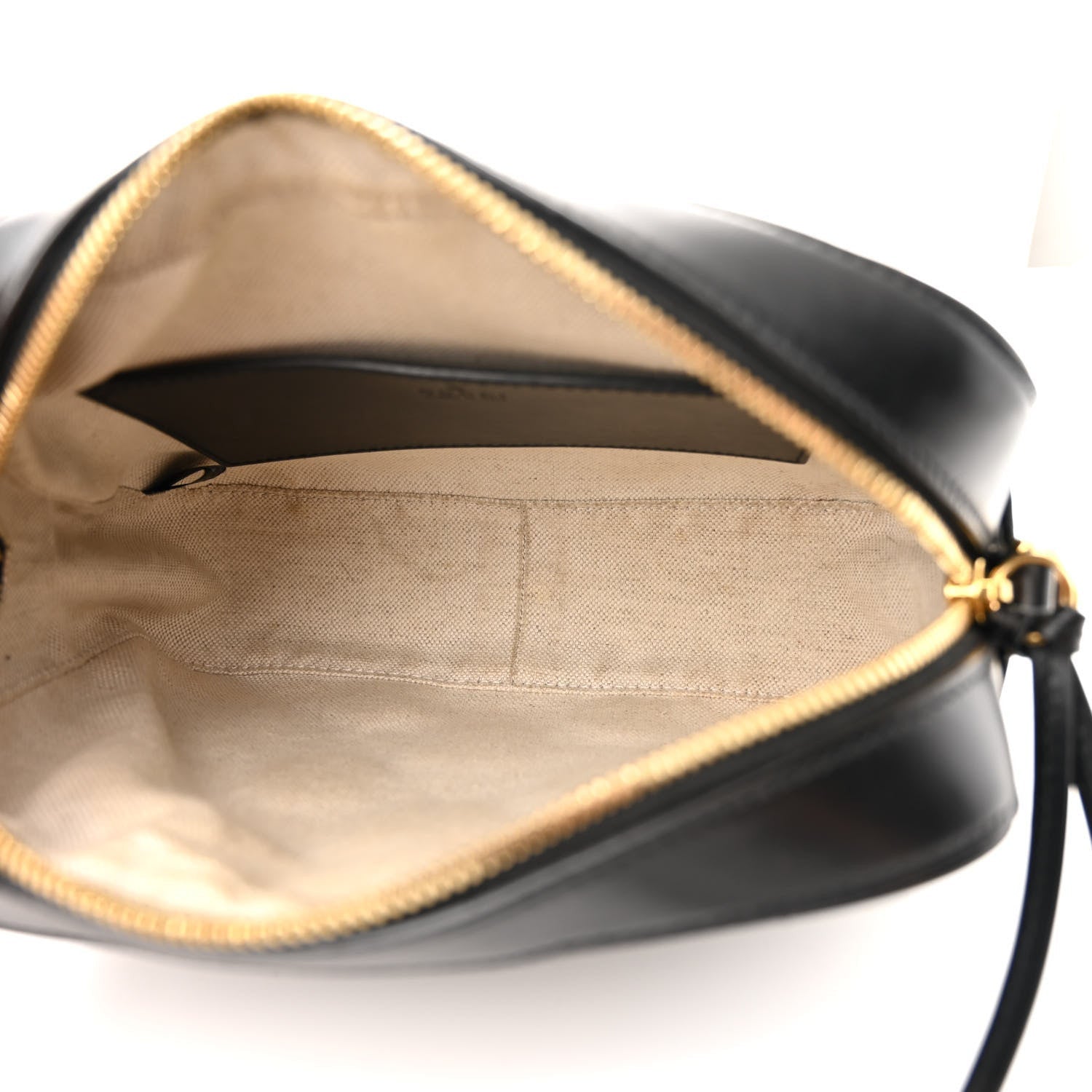 Gucci Calfskin GG Matelasse Shoulder Bag Black Natural 5 of 7