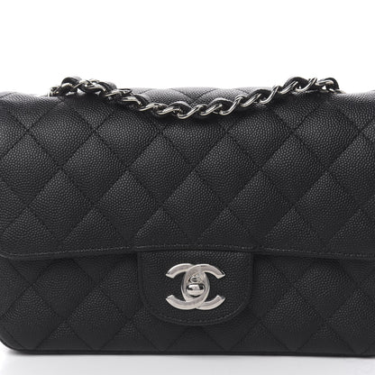 Chanel Caviar Quilted Mini Rectangular Flap Black 8 of 11