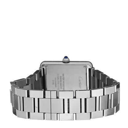 Cartier Stainless Steel 24mm Tank Solo Quartz Watch 3 of 4