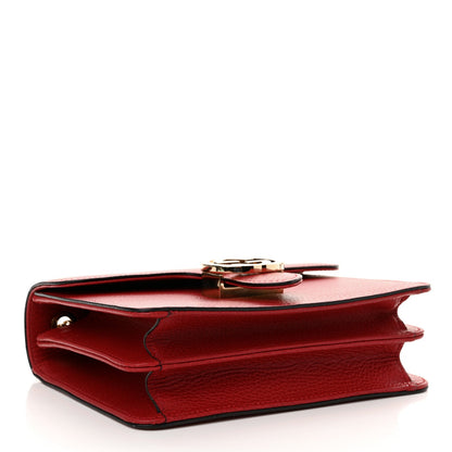 Gucci Dollar Calfskin Small Interlocking G Shoulder Bag Red 4 of 7