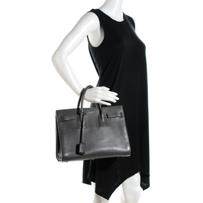 Saint Laurent Calfskin Small Sac De Jour Fog 2 of 7