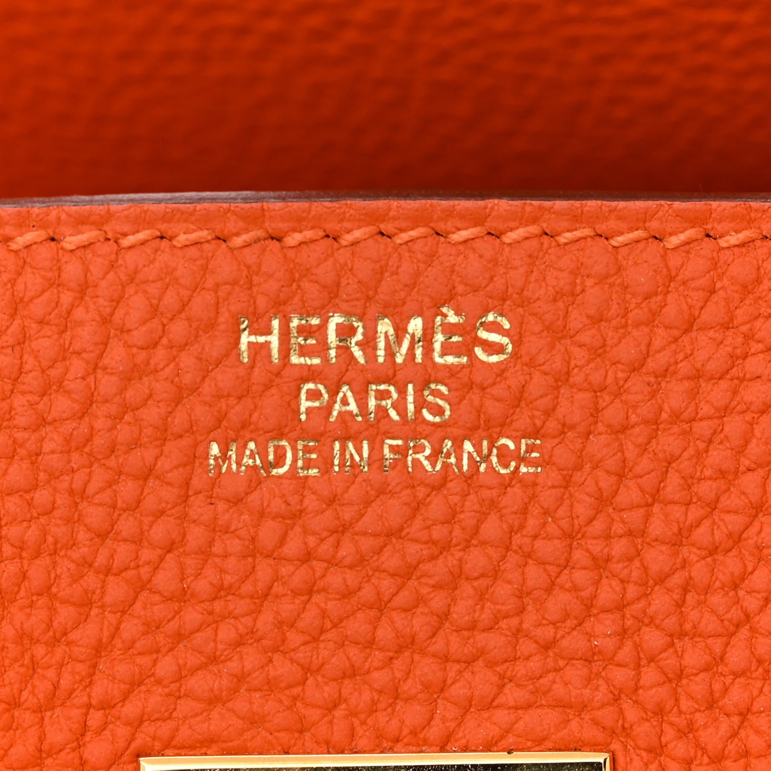 Hermes Togo Birkin 35 Orange 6 of 16