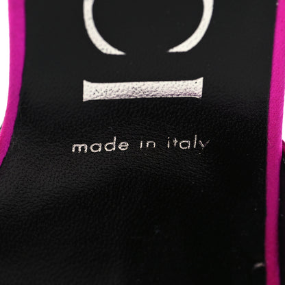 Gucci Satin Crystal 65mm Slide Sandals 37 Fuchsia 9 of 9