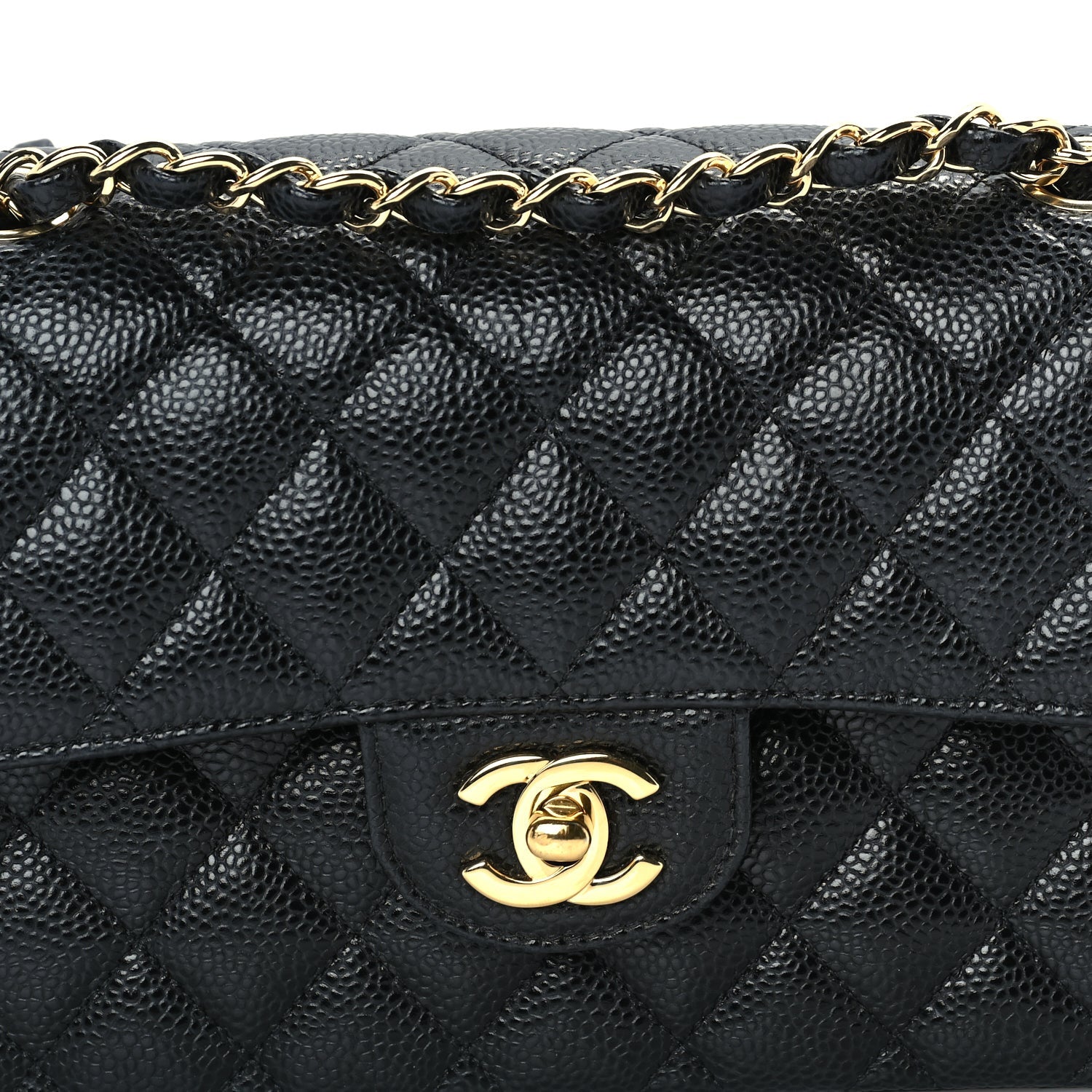 Chanel Caviar Quilted Small Double Flap  Black 7 of 9