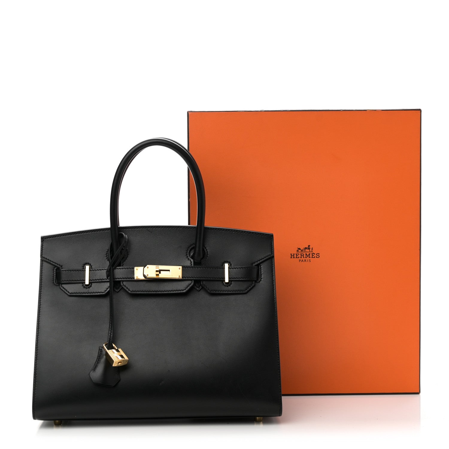 Hermes Box Birkin Sellier 30 Black 10 of 10
